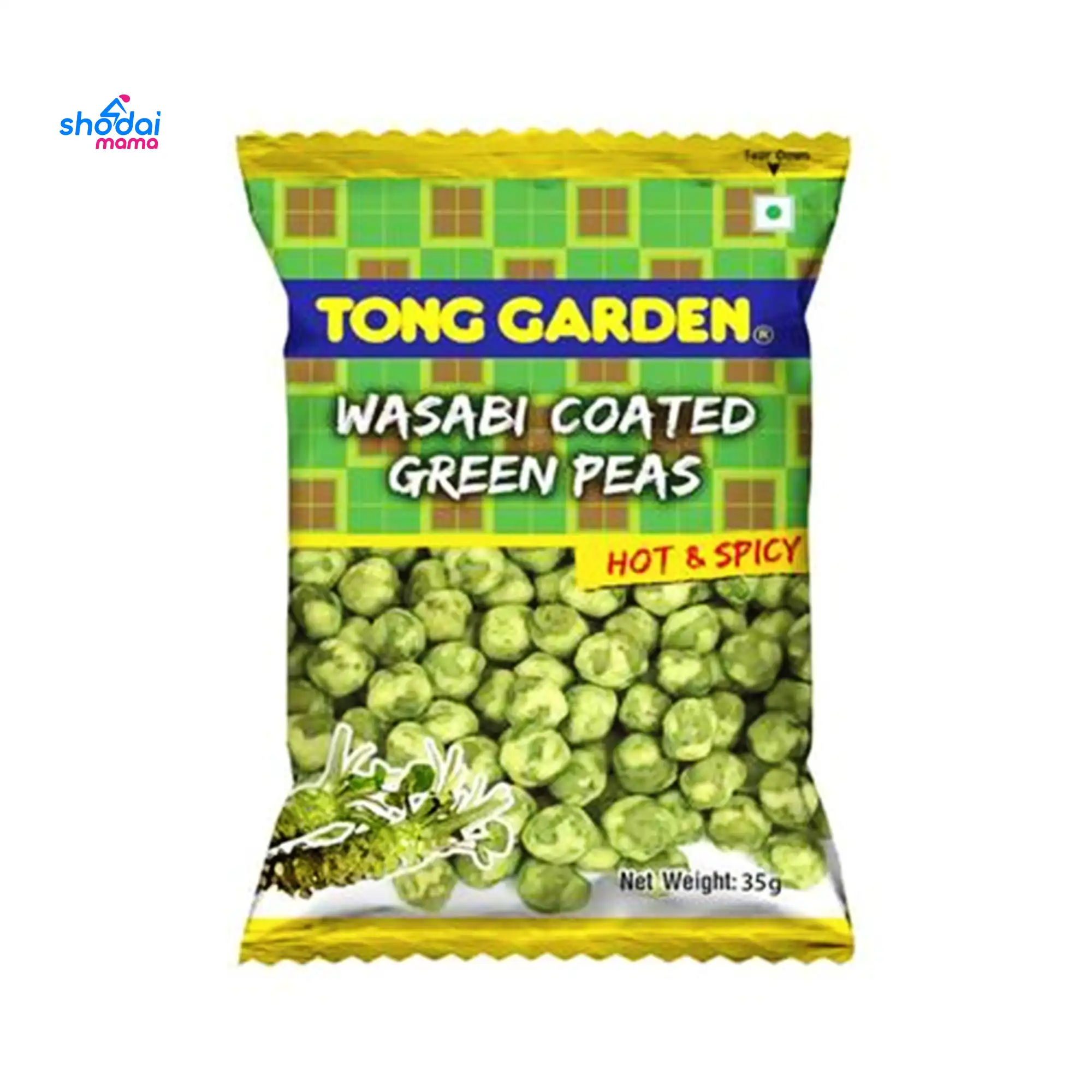 Tong Garden Wasabi Coated Green Peas 35gm